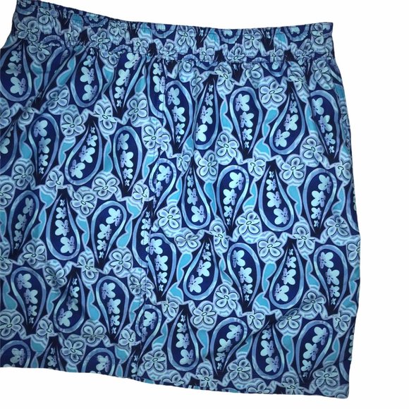 Catalina Paisley Floral Cargo Swim Skirt L 12/14 - Picture 8 of 8